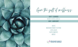 Gift Certificate to the Advanced Center for Wellness