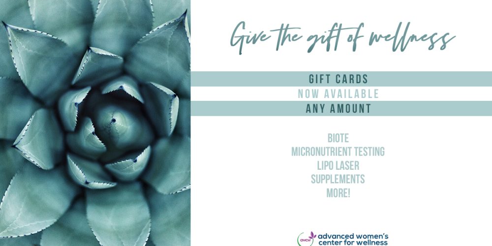 The Gift of Wellness: Gift Certificates Available Now to the Advanced Women&#8217;s Center for Wellness